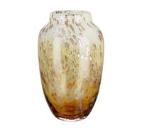 Ambrosio Vase décoratif en Verre - Marron/crème - Hauteur : 29 cm - Imperméable
