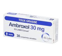 AMBROXOL EG LABO CONSEIL 30 mg pour affections bronchiques - comprimé sécable Boîte de Comprimé(S) pc(s)