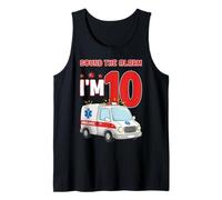 Ambulance d'anniversaire pour Enfants, sonnez l'alarme, J'Ai 10 Ans Débardeur