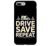 Ambulance Drive Save Repeat, ambulancier paramédical Coque pour iPhone 7 Plus/8 Plus