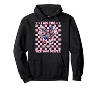 Ambulance Driver Paramédic EMT Girl I Am The Wee Woo Driver Sweat à Capuche