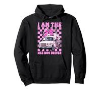 Ambulance Driver Paramédic EMT Girl I Am The Wee Woo Driver Sweat à Capuche