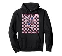 Ambulance Driver Paramédic EMT Girl I Drive The Wee Woo Bus Sweat à Capuche