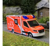 Ambulance, Mercedes Benz, Sprinter '18, Service d'incendie de Berlin - HERPA 098