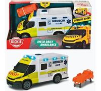 Ambulance Samu - Dickie - IVECO Daily - Roue libre - Effets sonores et lumineux