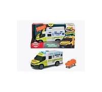 Ambulance Samu - Dickie - Iveco Daily - Roue Libre - Effets Sonores Et Lumineux
