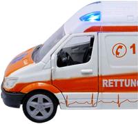 Ambulance super voiture de sport avec son et lumière 17 cm