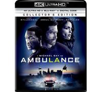 Ambulance [Ultra Hd] With Blu-Ray, 4k Mastering, Digital Copy, 2 Pack