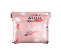 Ambulance Voiture Hélicoptère Cuir PU Blush Petite Pièce de monnaie Mignon Carte Clé Organisateurs pour Filles Dames Sac à Main, Ambulance Car Helicopter Blush, 1 size, Moderne