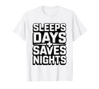 Ambulancier Service De Nuit Premier Intervenant T-Shirt