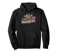 Ambulancier Tout Américain Quatre Juillet du Patriote 4 Sweat à Capuche