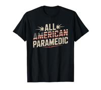Ambulancier Tout Américain Quatre Juillet du Patriote 4 T-Shirt