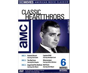 AMC Classic Heart-Throbs (3-Disc): Painted Desert / Captain Kidd / Big Trees / Minesweeper / Angel And The Badman / Hell Town