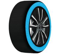 AMCAR 005432 Chaussettes à neige Textile Taille L - Chaînes à Neige Textiles Homologuées - Montage Démontage en 3 MIN - Compatible Véhicules Électriques