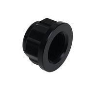 AMCBYSGC Écrou de blocage d'axe de roue avant/arrière CNC pour moto, compatible avec Husqvarna TE/FE/TX/FX 125-501 (2014-2022)(Rear Black)