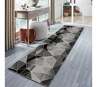 Amcider Tapis de Cuisine Devant evier Tapis Couloir Long Moderne Design Moderne & Traditionnel Nombreuses Tailles et Couleurs pour Chambre, Cuisine, Descente de Lit - 80x300cm