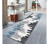 Amcider Tapis de Cuisine Long Tapis Cuisine antidérapant Antidérapant & Anti-Glisse Entretien Facile pour Chambre, Cuisine, Descente de Lit - 60x240cm