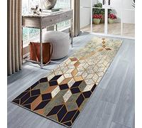 Amcider Tapis entrée intérieur Tapis Design Motif 3D Antidérapant Surface Douce pour Chambre, Cuisine, Descente de Lit - 40x180cm