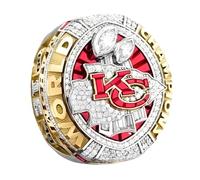 AMCLAI Bague de Championnat du Super Bowl, réplique de Bague de Championnat NFL KC, Ensemble de Souvenirs KC, Objets de Collection de Football, Meilleur Cadeau pour Les Amis Fans de Football,13#
