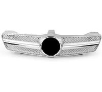 AMCLAI Voiture Calandre Avant Radiateur pour Mercedes CLS Class W219 CLS500 SLS600 CLS63 AMG 2004-2008,Cache-Masque en Maille Calandre Avant,Filets Moyens,Tuning de Accessoires,B-Silver-Normal