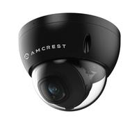 Amcrest Caméra PoE 5 MP, caméra IP de sécurité dôme anti-vandalisme extérieure, 5 mégapixels, vision nocturne de 30 m, objectif 2,8 mm, IP67, résistance IK10, microSD 256 Go (vendu séparément), cloud