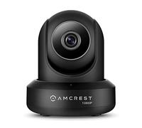 Amcrest ProHD 1080P WiFi 2MP (1920TVL) Caméra de sécurité IP sans Fil Pan/Tilt IP2M-841B (Noir)