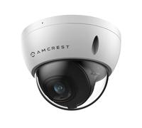 Amcrest UltraHD IP8M-2493EW Caméra IP de sécurité extérieure 4K (8 MP), 3840 x 2160, Vision Nocturne de 29,9 m, Objectif 2,8 mm, étanchéité IP67, dôme résistant au vandalisme IK10, Enregistrement
