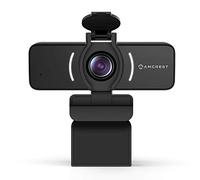 Amcrest Webcam 1080P avec Microphone et Couvercle, caméra USB, Streaming HD pour PC et Ordinateur Portable avec Micro, Objectif Large et Grand capteur pour Une Faible luminosité supérieure (AWC205)
