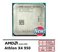 AMD Athlon X4 950 NOUVEAU 3,5 GHz Quad-Core Quad-Thread L2 = 2 M 65 W AD950XAGM44AB Prise AM4 neuve mais pas de ventilateur