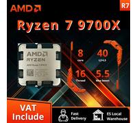 Processeur - AMD - Ryzen 7 9700X - 8 coeurs - 3,6 GHz - Plateau sans ventilateur