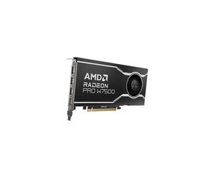 AMD Radeon Pro W7500 8 Go GDDR6, 1700 Stream Processors, PCIe 4.0 x8, 4x DisplayPort 2.1, Refroidissement Actif, Support Windows & Linux
