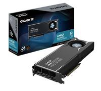 GIGABYTE Radeon Pro W7800 AI Top 32G Carte Graphique - 32 Go GDDR6, 256 Bits, PCI-E 4.0, 3 x DisplayPort 2.1, W7800 AI Top 32G