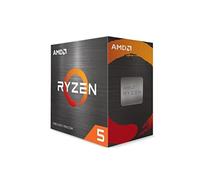 AMD Ryzen 5 5600X Processeur (6 Coeurs/12Threads, 65W TDP, Socket AM4, Cache 35Mo, jusqu'à 4.6 GHz Fréquence Boost, Ventilateur wraith Stealth)