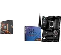 AMD Ryzen 5 7600X Processeur, 6 Cœurs/12 Threads Débridés, Architecture Zen 4, 38MB L3 Cache, 105W TDP, Jusqu'à 5,3 GHz + MSI MPG B650 Carbon WiFi Carte mère, ATX - pour Processeurs AMD Ryzen 7600