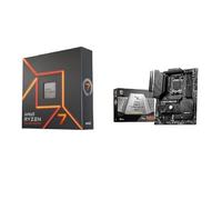 AMD Ryzen 7 7700X Processeur, 8 Cœurs/16 Threads Débridés, Architecture Zen 4, 40MB L3 Cache, 105W TDP+ MSI MAG B650 Tomahawk WiFi Carte mère, ATX - pour Processeurs AMD Ryzen 7000, AM5