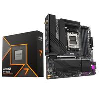 AMD Ryzen 7 9700X Processeur CPU avec carte mère GIGABYTE B650M AORUS Elite AX Gaming (AM5, Micro-ATX, DDR5, PCIe 5.0 M.2, USB 3.2 Gen2X2 Type-C)
