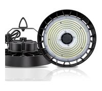 Amdelne Lampe Highbay LED Intérieure 300W - 51000lm Blanc Froid 5000K, Angle 90°, Étanche, Pour Caves/Garages