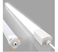 Amdelne LED Neon 60 cm Bande lumineuse LED connectée 18W chaud Tube néon, luminaire de plafond étanche - non câble électrique