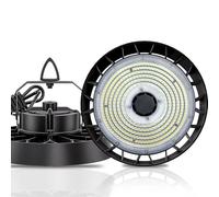 Amdelne Projecteur LED Exterieur 200W 34000lm, LED Lampe-Spot Eclairage 5000K Blanc Froid, 90° Angle UFO Highbay Light, IP65 Lampe Industrielle pour Hangar,Usine,Entrepôt,Chantier,Garage,Gymnase