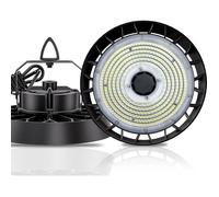 Amdelne Spot LED UFO Highbay 150W - 25500lm,5000K, Angle 90° -Étanche pour Sous-sol, Garage & Ateliers Industriels