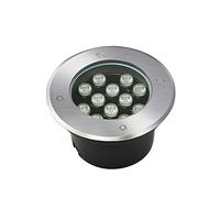 AMDHZ LED Encastrable Extérieur Escalier AC85-265V IP67 Étanche Lumières Enterrées de Sol 6 Couleurs Lumineuses, 9 Puissance (Couleur : Lumière Blanche, Puissance : 6W)