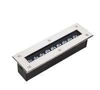 AMDHZ Spot Encastrable Exterieur, 3W 6W 9W 12W 18W 24W 36W 111V~240V (Inclus), embarqué Rectangle étanche, Utilisé pour : Cour/Rue/escalier (Color : White, Size : 6W)