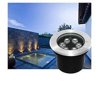AMDHZ Spot Encastrable LED Exterieur Terrasse IP67 Étanche Eclairage Exterieur Encastrable 6W 9W 12W Utilisé pour Extérieur, Rue, Jardin, Patio, 6 Types de Puissance, 9 Couleurs