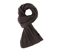 AMDOLE Écharpe longue en tricot pour hommes et femmes, écharpe d'hiver chaude et douce, écharpe personnalisée, café, taille unique