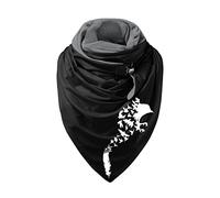 AMDOLE Écharpe personnalisée Foulards doux Châles Décontractés Bouton Chaud Mode Écharpe Wrap Pull, D, taille unique