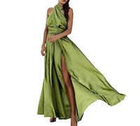 AMDOLE Lightning Deals of Today Robe midi pour femme - Robe pull surdimensionnée pour femme - Robe d'été pour femme - Petite robe à paillettes pour femme, vert menthe, M