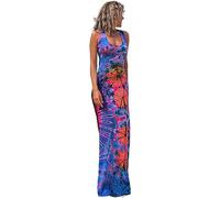 AMDOLE Patrick Robe French Cancan Mesdames été Automne Sexy Multi Impression Licou Robe fête Robe de mariée Groupe Robe De Cocktail Noir Patrick