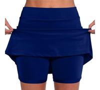 AMDOLE Prime Only Deals Jupe Short Femme avec Poches Sport Décontracté Jupe Couleur Unie Jupe Taille Moyenne Pantalons- La Randonnée, La Course, Le Cyclism Solide Taille Pas Cher