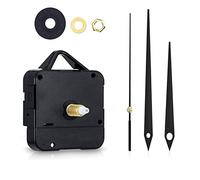 Amdonalo Kit de mouvement d'horloge, mécanisme d'horloge avec aiguilles Pièces de rechange pour le moteur, pièces de rechange pour réparation à faire soi-même, longueur de la tige 13 mm, filetage 6 mm