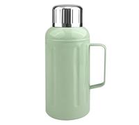 Amdoticknpf Bouteille Isotherme 1500ml, Gourde Inox, Gourde Isotherme en Acier Inoxydable, Thermos avec Tasse Bouteille, Double Paroi, Étanche, Sans BPA, pour Boissons Chaudes et Froides (Vert)